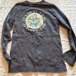 Disney Toy Story Cotton Long Sleeve Tee Big Boys